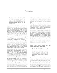 Propitiation