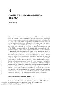 Computing Environmental Design1