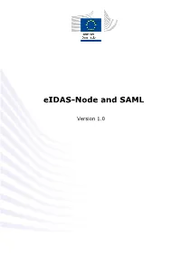 Eidas-Node and SAML