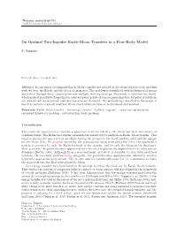 On Optimal Two-Impulse Earth–Moon Transfers in a Four-Body Model