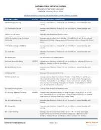 SKYWAY OPERATIONS SUMMARY VERSION: Monday, May 3, 2021