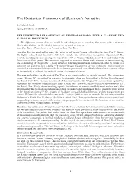 The Existential Framework of Zentropa's Narrative