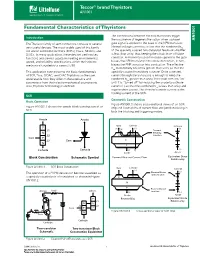 ON Thyristor Application Note