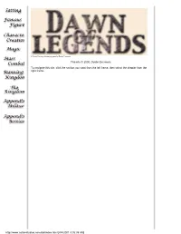 This Site © 2000, Dustin Evermore. to Navigate This Site, Click the Section