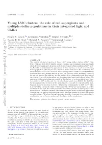 Young LMC Clusters: the Role of Red Supergiants and Multiple Stellar