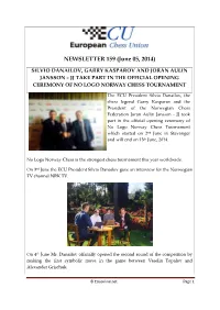 NEWSLETTER 159 (June 05, 2014)