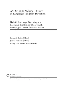 Opening up Foreign Language Education with Open Educational Resources: the Case of Français Ineractif