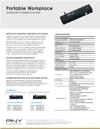 Portable Workplace Bootable USB 3.0 Windows to Go Drives