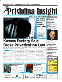 Prishtina Insight Months After Police from the EU Drop the Case Until October 27