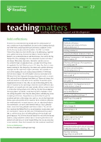 Teachingmattersteaching and Learning Support and Development