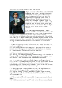 An Interview Border Breakers Winner Gabriel Rios
