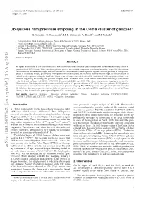 Ubiquitous Ram Pressure Stripping in the Coma Cluster of Galaxies