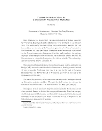 A Brief Introduction to Gorenstein Projective Modules