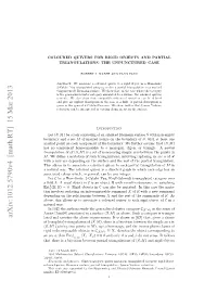 Coloured Quivers for Rigid Objects and Partial Triangulations: The