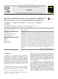 Top-Down Sequencing of Apis Dorsata Apamin by MALDI-TOF MS and Evidence of Its Inactivity Against Microorganisms
