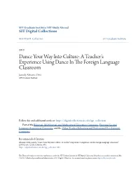 A Teacher's Experience Using Dance in The