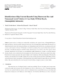 Identification of Rip Current Hazards Using Fluorescent Dye and Unmanned Aerial Vehicle (A Case Study of Drini Beach, Gunungkidul, Indonesia)