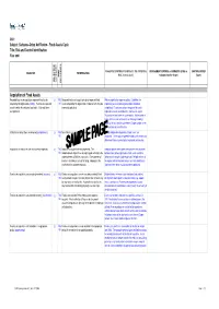 S-OX Fixed Assets Risks and Controls 12/15/2005 Page 1 of 10