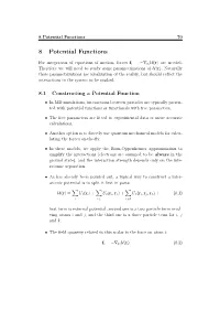 8 Potential Functions 70