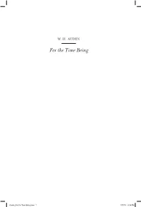 For the Time Being
