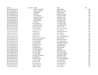 2020 Panini Elite Extra Edition Baseball Checklist