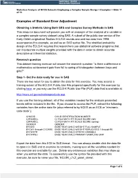 Examples of Standard Error Adjustment In