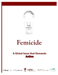 Femicide: a Global Issue That Demands Action