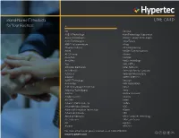 Hypertec Line Card 07 2019