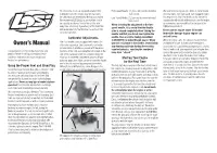 Losi 3.4 Engine User Manual