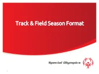 Track & Field Season Format