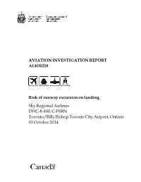 Aviation Investigation Report A14o0218