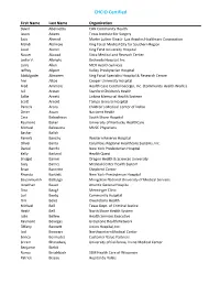 Chcios and Eligible Lists.Xlsx