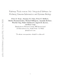 Pathway Tools Version 24.0: Integrated Software for Pathway/Genome Informatics and Systems Biology