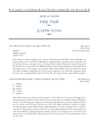 Paul Taub Joseph Adam