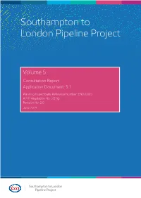 Consultation Report Application Document: 5.1