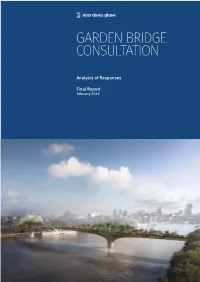 Garden Bridge Consultation