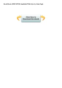 {PDF EPUB} Smalltalk with Style by John Pugh Smalltalk with Style [Suzanne Skublics, Edward J