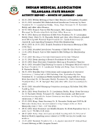 Activity of January 2021