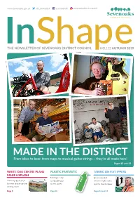MADE in the DISTRICT from Bikes to Beer, from Maps to Musical Guitar Strings – They’Re All Made Here! Pages 12 and 13