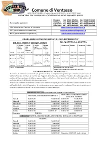 Numeri Utili Busana