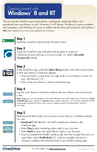 Windows® 8 and RT