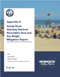 Appendix H Sandy Hook Gateway National Recreation Area and Sea Bright Mitigation Report