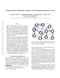 Commonsense Knowledge Base Completion with Structural and Semantic Context