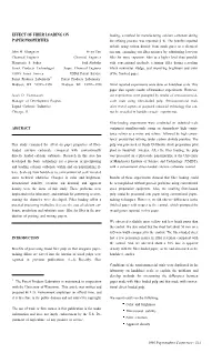 Effect of Fiber Loading on Paper Properties