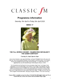 Programme Information