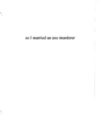 So I Married an Axe Murderer 1993