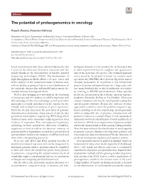 The Potential of Proteogenomics in Oncology