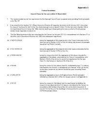 Appendix 3 Formal Resolution
