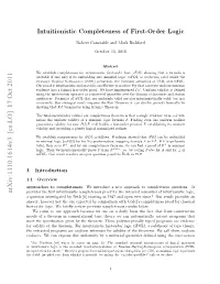 Intuitionistic Completeness of First-Order Logic with Respect to Uniform Evidence Semantics