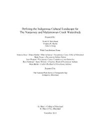 Nanjemoy and Mattawoman Creek Watersheds